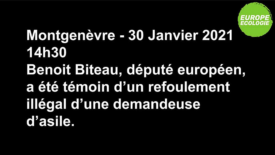 @BenoitBiteau : Une demandeuse d'asile a été refoulée illégalement à la frontière de Montgenèvre ! La @Prefet05 doit s'expliquer ! #MaraudesSolidaires #immigration 